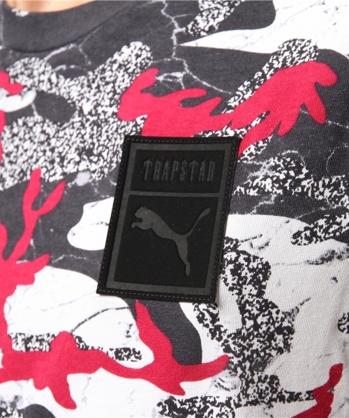 PUMA(プーマ)の「PUMA X TRAPSTAR LOGO TEE(Tシャツ/カットソー・メンズ・ブラック系その他/レッド/ホワイト/ブラック・X-SMALL/MEDIUM/SMALL/LARGE/X-LARGE)」の14枚目の写真