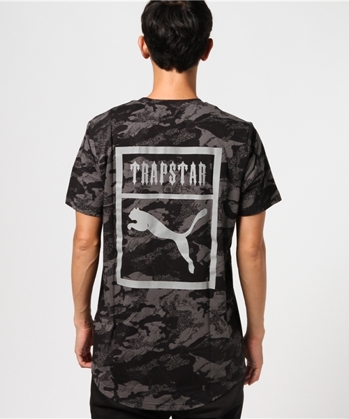 PUMA(プーマ)の「PUMA X TRAPSTAR LOGO TEE(Tシャツ/カットソー・メンズ・ブラック系その他/レッド/ホワイト/ブラック・X-SMALL/MEDIUM/SMALL/LARGE/X-LARGE)」の7枚目の写真