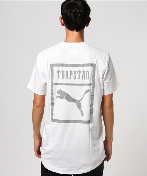 PUMA(プーマ)の「PUMA X TRAPSTAR LOGO TEE(Tシャツ/カットソー・メンズ・ブラック系その他/レッド/ホワイト/ブラック・X-SMALL/MEDIUM/SMALL/LARGE/X-LARGE)」の8枚目の写真