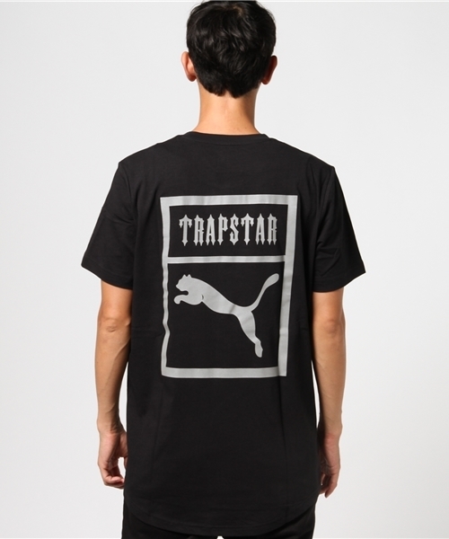 PUMA(プーマ)の「PUMA X TRAPSTAR LOGO TEE(Tシャツ/カットソー・メンズ・ブラック系その他/レッド/ホワイト/ブラック・X-SMALL/MEDIUM/SMALL/LARGE/X-LARGE)」の9枚目の写真