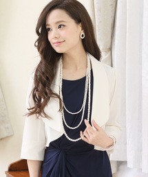 2WAYバックリボン ボレロ 結婚式対応 オケージョン 