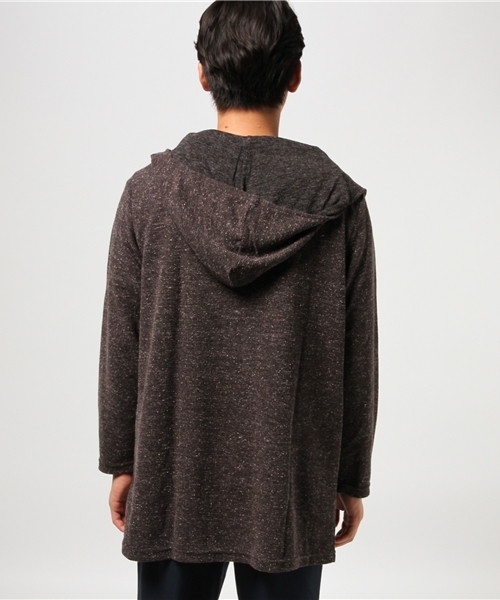 チャイハネ（チャイハネ）の「【チャイハネ】yul 旅人風MEN'Sフードカーディガン フーディ（カーディガン/ボレロ・メンズ・ブラック/グレー/ターコイズブルー/オレンジ・FREE）」の6枚目の写真