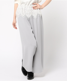 DOLLUPOOPS | <doll up oops> スカラップレース　ワイドパンツ(その他パンツ)