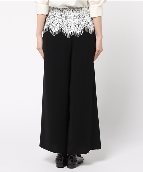 DOLLUPOOPS（ドールアップウップス）の「<doll up oops> スカラップレース　ワイドパンツ（その他パンツ・レディース・グレー/ブラック/グリーン・38）」の6枚目の写真