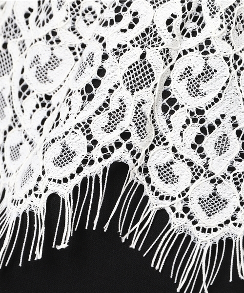 DOLLUPOOPS（ドールアップウップス）の「<doll up oops> スカラップレース　ワイドパンツ（その他パンツ・レディース・グレー/ブラック/グリーン・38）」の10枚目の写真