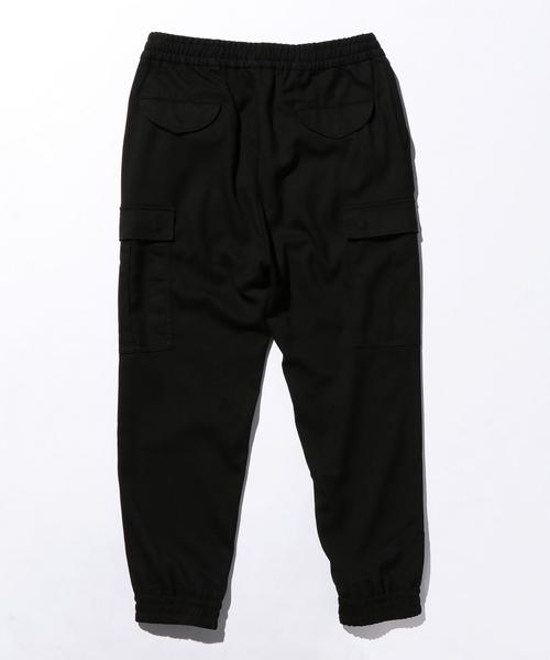 MONKEY TIME（モンキータイム）の「＜monkey time＞∴ ヘリンボーン ドロップ カーゴジョガーパンツ（カーゴパンツ・メンズ・ブラック・LARGE/MEDIUM/SMALL/X-LARGE）」の2枚目の写真