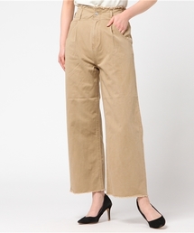 フレイドヘムチノワイドパンツ