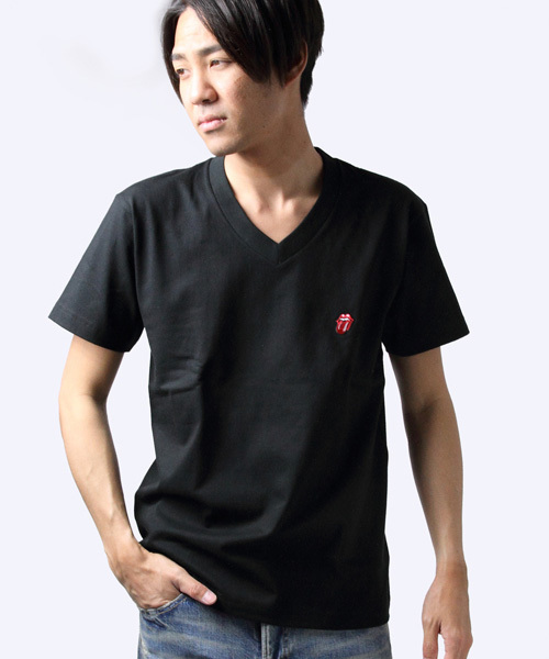RED KAP（レッドキャップ）の「The Rolling Stones×REDKAP×JACKROSE 2パックVネックTシャツ（Tシャツ/カットソー・メンズ・ホワイト/ブラック・L/XL/M）」の8枚目の写真