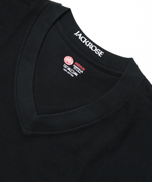 RED KAP（レッドキャップ）の「The Rolling Stones×REDKAP×JACKROSE 2パックVネックTシャツ（Tシャツ/カットソー・メンズ・ホワイト/ブラック・L/XL/M）」の10枚目の写真