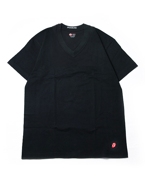 RED KAP（レッドキャップ）の「The Rolling Stones×REDKAP×JACKROSE 2パックVネックTシャツ（Tシャツ/カットソー・メンズ・ホワイト/ブラック・L/XL/M）」の5枚目の写真