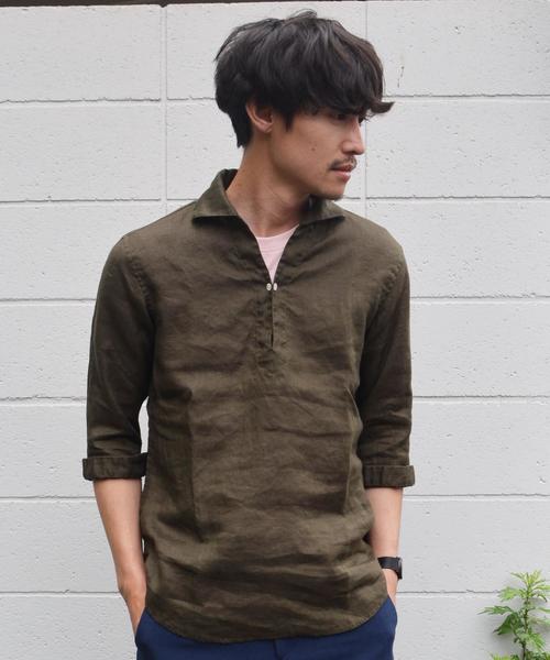 【美品】シップス（SHIPS）HERDMANSリネン7スリーブカプリシャツ M 楽天市場】【SALE／50%OFF】SHIPS: Herdmans リネン リラックス