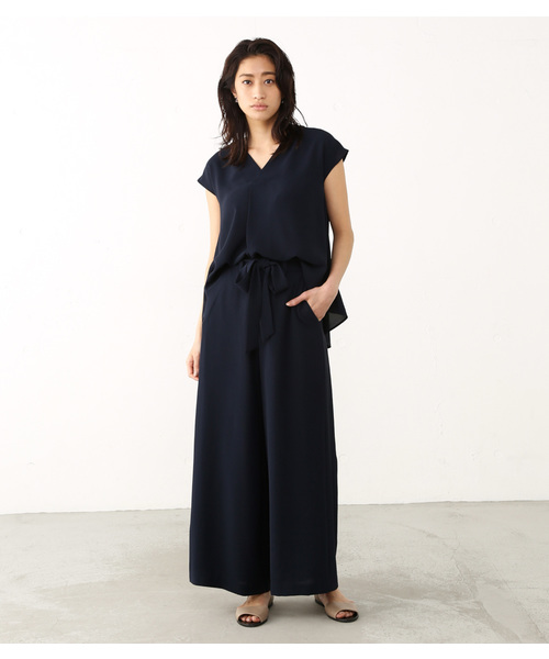 RIM.ARK（リムアーク）の「FOLD TUCK SET UP（ワンピース・レディース・オレンジ系その他/ブラック/ライトベージュ/ネイビー・1/2）」の3枚目の写真