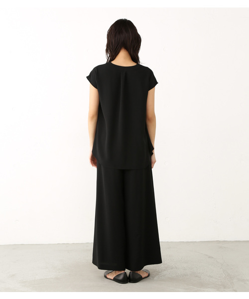 RIM.ARK（リムアーク）の「FOLD TUCK SET UP（ワンピース・レディース・オレンジ系その他/ブラック/ライトベージュ/ネイビー・1/2）」の6枚目の写真