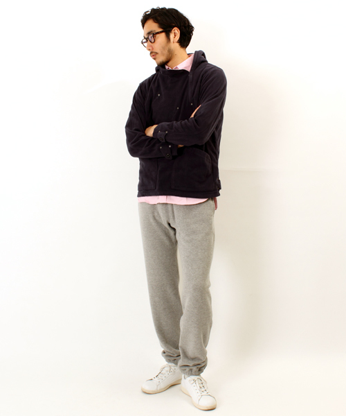 BEAMS PLUS(ビームスプラス)の「LOOPWHEELER×BEAMS PLUS / 別注 アスレチックパンツ(スウェットパンツ・メンズ・ナチュラル/オリーブ/ネイビー/グレー・LARGE/SMALL/MEDIUM)」の5枚目の写真
