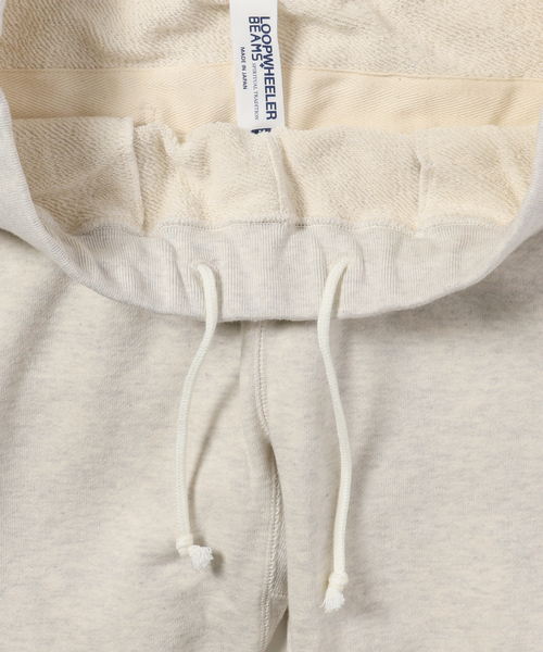 BEAMS PLUS(ビームスプラス)の「LOOPWHEELER×BEAMS PLUS / 別注 アスレチックパンツ(スウェットパンツ・メンズ・ナチュラル/オリーブ/ネイビー/グレー・LARGE/SMALL/MEDIUM)」の11枚目の写真