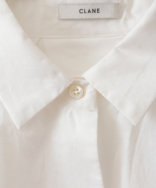 CLANE（クラネ）の「SPHERE DROP SHIRT（シャツ/ブラウス・レディース・ブラック/ホワイト・1/2）」の8枚目の写真