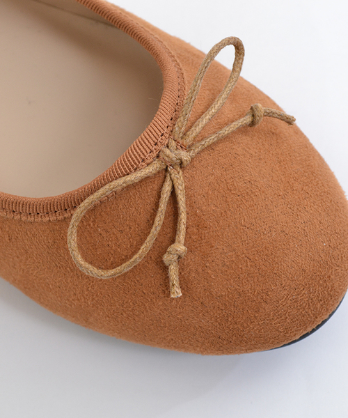 merlot plus(メルロープリュス)の「ラウンドリボンバレエシューズ000-6489S(バレエシューズ・レディース・ブラック/レッド/キャメル/ピンク/グリーン/ブラウン/マスタード・LL/M/S/L)」の12枚目の写真