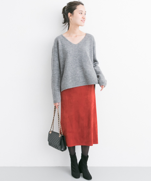 URBAN RESEARCH（アーバンリサーチ）の「【WEB限定】ニュアンスカラーオーバーニット（ニット/セーター・レディース・グレー/オフホワイト/ピンク系その他・FREE）」の16枚目の写真