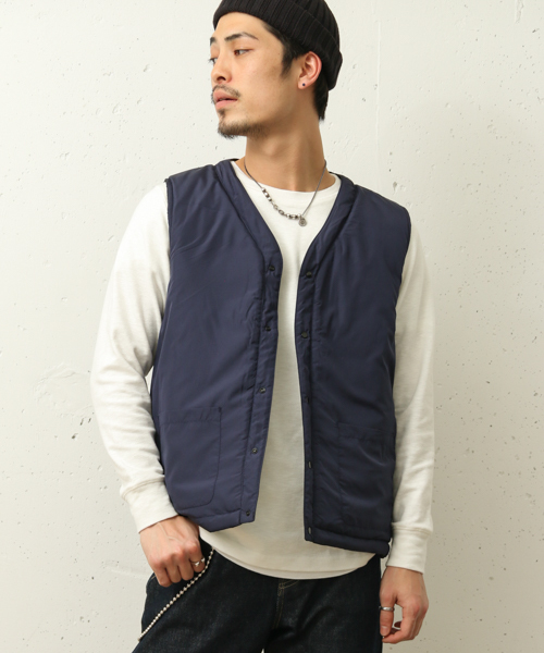 URBAN RESEARCH Sonny Label（アーバンリサーチサニーレーベル）の「マルチファンクション4WAYステンカラーコート（ステンカラーコート・メンズ・ブラック/ベージュ/カモフラージュ/ブルー・LARGE/MEDIUM）」の5枚目の写真