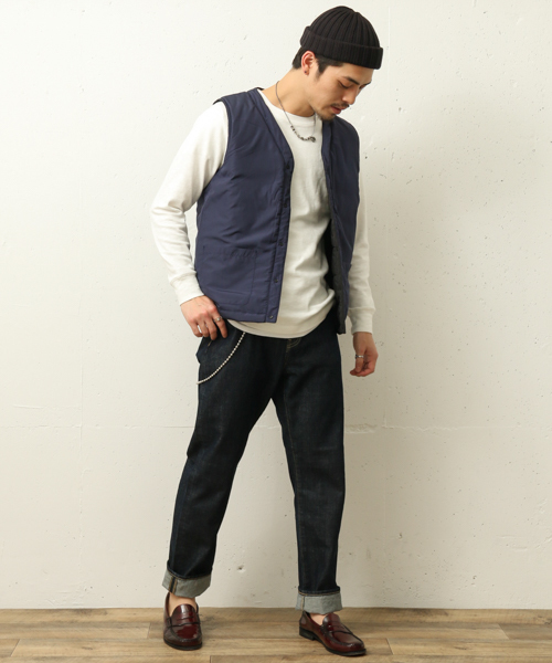 URBAN RESEARCH Sonny Label（アーバンリサーチサニーレーベル）の「マルチファンクション4WAYステンカラーコート（ステンカラーコート・メンズ・ブラック/ベージュ/カモフラージュ/ブルー・LARGE/MEDIUM）」の21枚目の写真