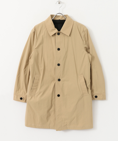 URBAN RESEARCH Sonny Label（アーバンリサーチサニーレーベル）の「マルチファンクション4WAYステンカラーコート（ステンカラーコート・メンズ・ブラック/ベージュ/カモフラージュ/ブルー・LARGE/MEDIUM）」の22枚目の写真