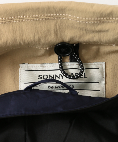 URBAN RESEARCH Sonny Label（アーバンリサーチサニーレーベル）の「マルチファンクション4WAYステンカラーコート（ステンカラーコート・メンズ・ブラック/ベージュ/カモフラージュ/ブルー・LARGE/MEDIUM）」の13枚目の写真