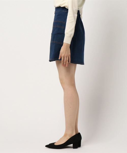 archives（アルシーヴ）の「配色ステッチデニムZIPスカート（デニムスカート・レディース・ロイヤルブルー/ネイビー/ダークブルー・MEDIUM）」の8枚目の写真