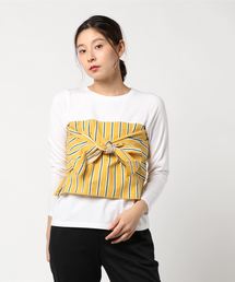 PICCIN | 切り替えビスチェ風プルオーバー(Tシャツ/カットソー)