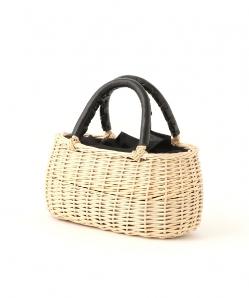 A part by(アパートバイ)の「ヤナギバスケット 782784(かごバッグ・レディース・ホワイト系その他/ブラック系その他・FREE)」の6枚目の写真