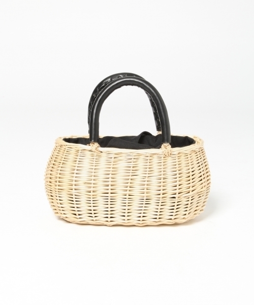 A part by(アパートバイ)の「ヤナギバスケット 782784(かごバッグ・レディース・ホワイト系その他/ブラック系その他・FREE)」の7枚目の写真