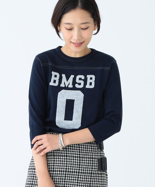 BEAMS BOY（ビームスボーイ）の「BEAMS BOY / テンジクフットボール 3/4T（Tシャツ/カットソー・レディース・レッド系その他/グリーン系その他/インディゴブルー/ワイン/ナチュラル/ホワイト/ライトグレー/ブラック/レッド/ダークグリーン/ネイビー・ONE SIZE）」の19枚目の写真