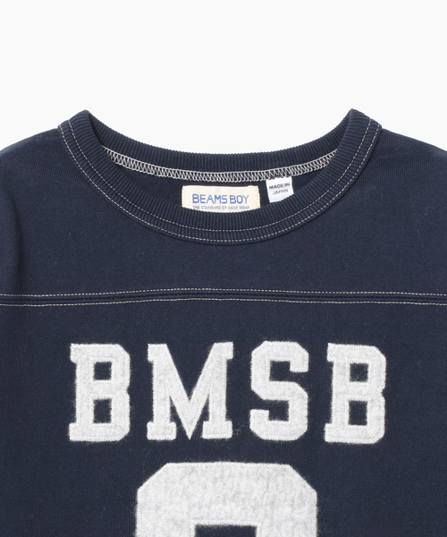 BEAMS BOY（ビームスボーイ）の「BEAMS BOY / テンジクフットボール 3/4T（Tシャツ/カットソー・レディース・ホワイト/ライトグレー/ブラック/レッド/ダークグリーン/ネイビー/レッド系その他/グリーン系その他/インディゴブルー/ワイン・ONE SIZE）」の18枚目の写真