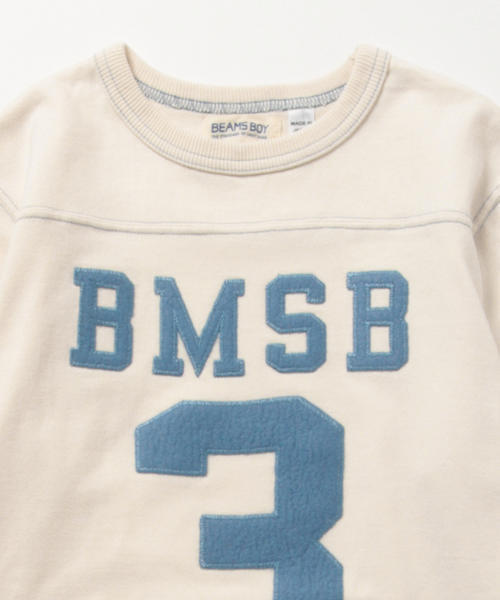 BEAMS BOY（ビームスボーイ）の「BEAMS BOY / テンジクフットボール 3/4T（Tシャツ/カットソー・レディース・ホワイト/ライトグレー/ブラック/レッド/ダークグリーン/ネイビー/レッド系その他/グリーン系その他/インディゴブルー/ワイン・ONE SIZE）」の14枚目の写真