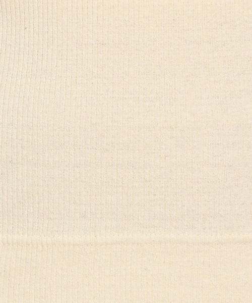 green label relaxing（グリーンレーベルリラクシング）の「NFC シルクネップ ショートスリーブカットソー ◆（Tシャツ/カットソー・レディース・ブラウン/ネイビー/ナチュラル・FREE）」の6枚目の写真