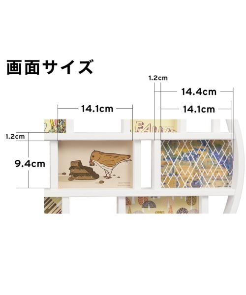 Umbra（アンブラ）の「umbra/ルナ ウォールフレーム ホワイト（フォトフレーム・レディース・ホワイト・ONE SIZE）」の15枚目の写真