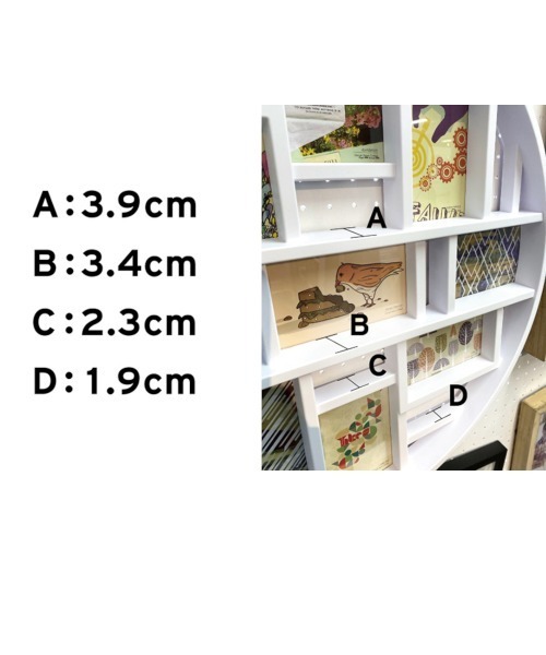 Umbra（アンブラ）の「umbra/ルナ ウォールフレーム ホワイト（フォトフレーム・レディース・ホワイト・ONE SIZE）」の12枚目の写真