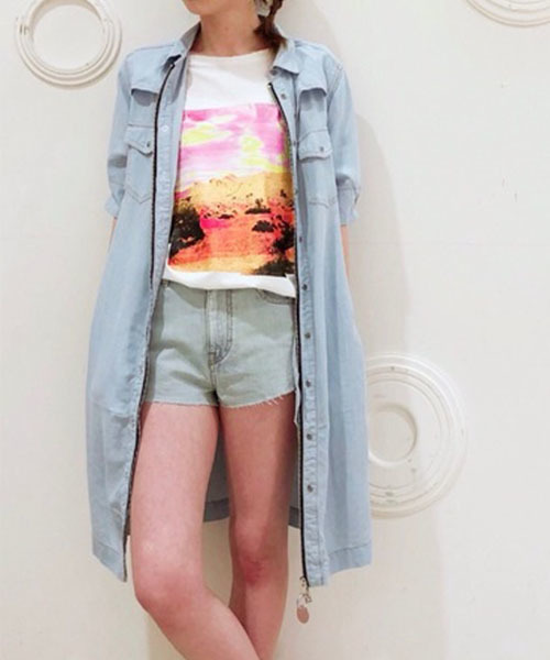 DIESEL（ディーゼル）の「00SBKD0IARN（ワンピース・レディース・インディゴブルー・LARGE/MEDIUM/SMALL/X-SMALL/XX-SMALL）」の4枚目の写真