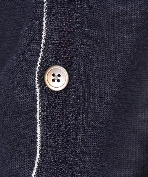 UNION STATION（ユニオンステーション）の「ライン入りカーディガン（カーディガン/ボレロ・メンズ・エメラルド/ブルー/ネイビー/イエロー/ピンク/オレンジ・MEDIUM/LARGE/LL）」の12枚目の写真