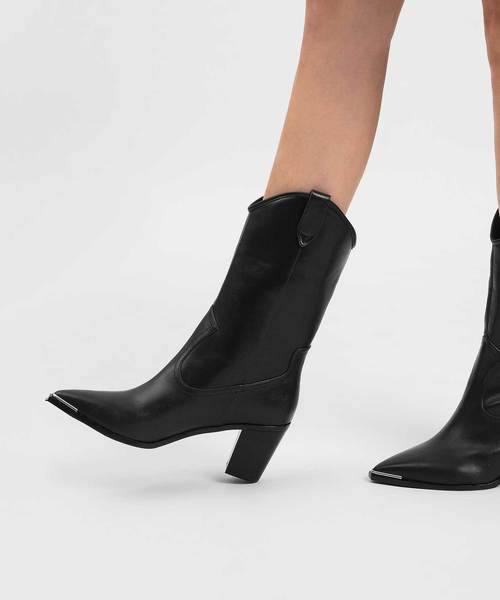 ブロックヒールウェスタンブーツ / BLOCK HEEL WESTERN BOOTS