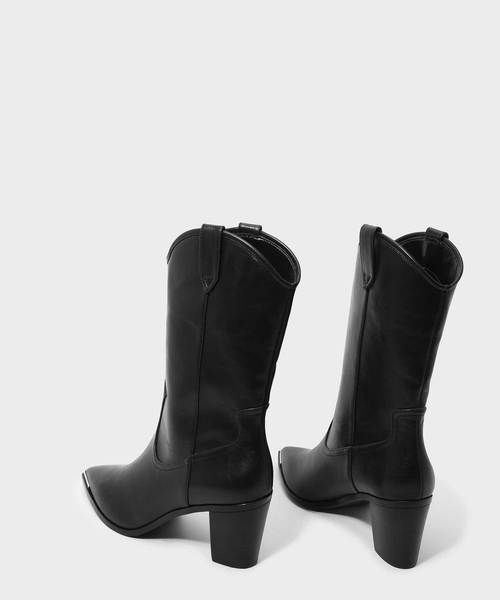 ブロックヒールウェスタンブーツ / BLOCK HEEL WESTERN BOOTS