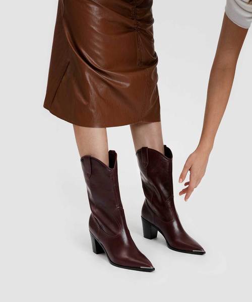 セール】ブロックヒールウェスタンブーツ / BLOCK HEEL WESTERN