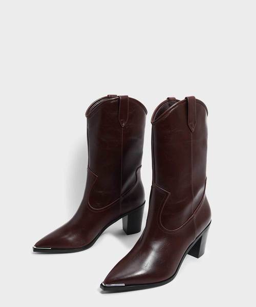 ブロックヒールウェスタンブーツ / BLOCK HEEL WESTERN BOOTS