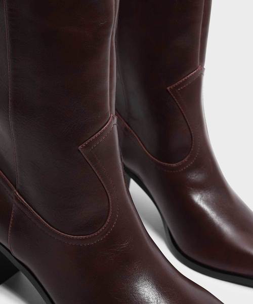 ブロックヒールウェスタンブーツ / BLOCK HEEL WESTERN BOOTS