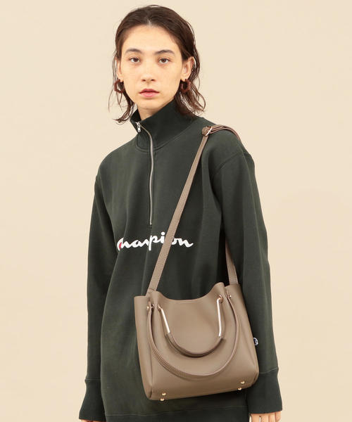 BEAUTY&YOUTH UNITED ARROWS(ビューティーアンドユースユナイテッドアローズ)の「BY∴ メタルハンドルトートBAG2 -3WAY-(ショルダーバッグ・レディース・ブラック/モカ・FREE)」の10枚目の写真