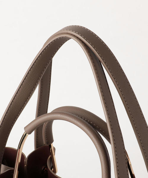 BEAUTY&YOUTH UNITED ARROWS(ビューティーアンドユースユナイテッドアローズ)の「BY∴ メタルハンドルトートBAG2 -3WAY-(ショルダーバッグ・レディース・ブラック/モカ・FREE)」の15枚目の写真