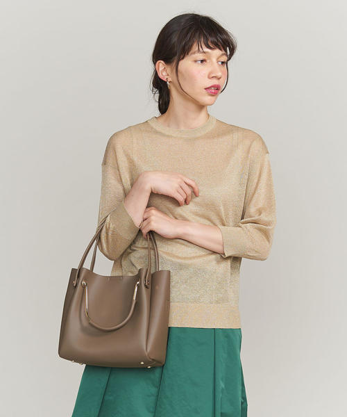 BEAUTY&YOUTH UNITED ARROWS(ビューティーアンドユースユナイテッドアローズ)の「BY∴ メタルハンドルトートBAG2 -3WAY-(ショルダーバッグ・レディース・ブラック/モカ・FREE)」の18枚目の写真