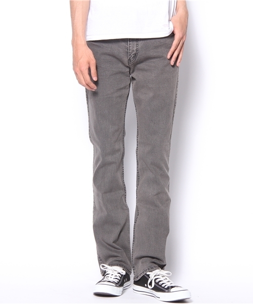 WEGO(ウィゴー)の「加工ブーツカットデニム(デニムパンツ・メンズ・ダークグレー・MEDIUM/LARGE)」の1枚目の写真