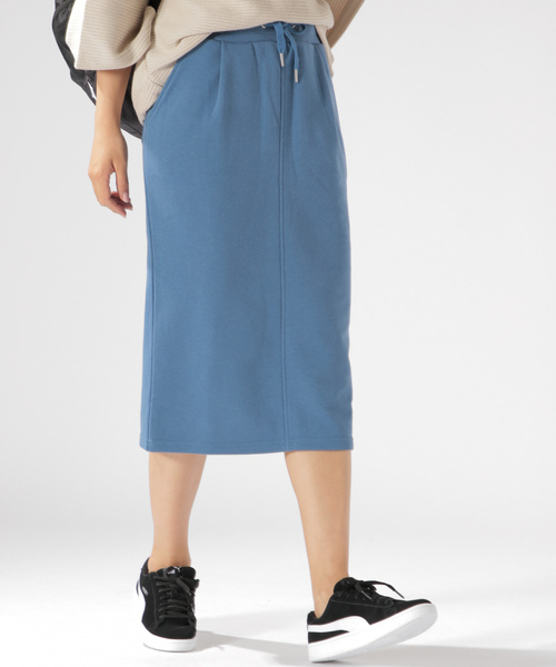 BAYFLOW(ベイフロー)の「ウラケタイトスカートMT(スカート・レディース・ブラック/ベージュ/グレー/ブルー・SMALL/MEDIUM)」の1枚目の写真