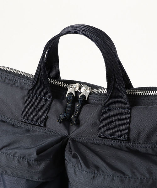 PORTER(ポーター)の「PORTER / Force 2ウェイ ヘルメットバッグ(トートバッグ・メンズ・ネイビー・ONE SIZE)」の2枚目の写真