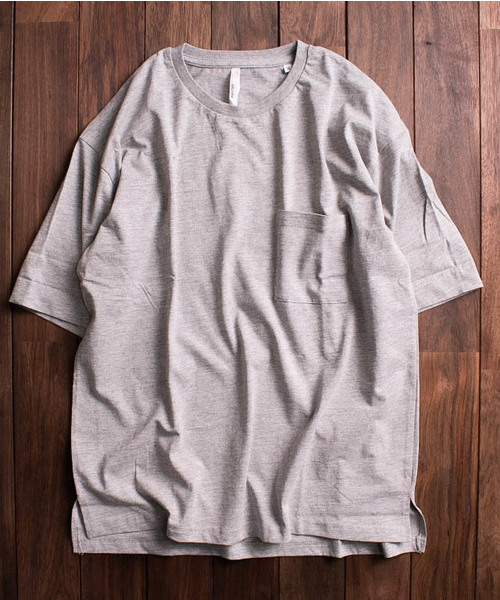 ARCHIVER（アーカイバ）の「【Ir】天竺ルーズフィットＴシャツ（Tシャツ/カットソー・レディース・ホワイト/ブラック/ベージュ/ネイビー/グレー/カーキ/ピンク・MEDIUM/LARGE）」の3枚目の写真